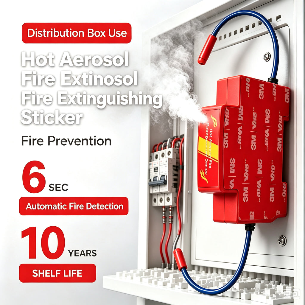 10g-40g Compact Fire Protection Aerosol Automatic Fire Extinguishing Breaker for Electrical Switch & Meter Box