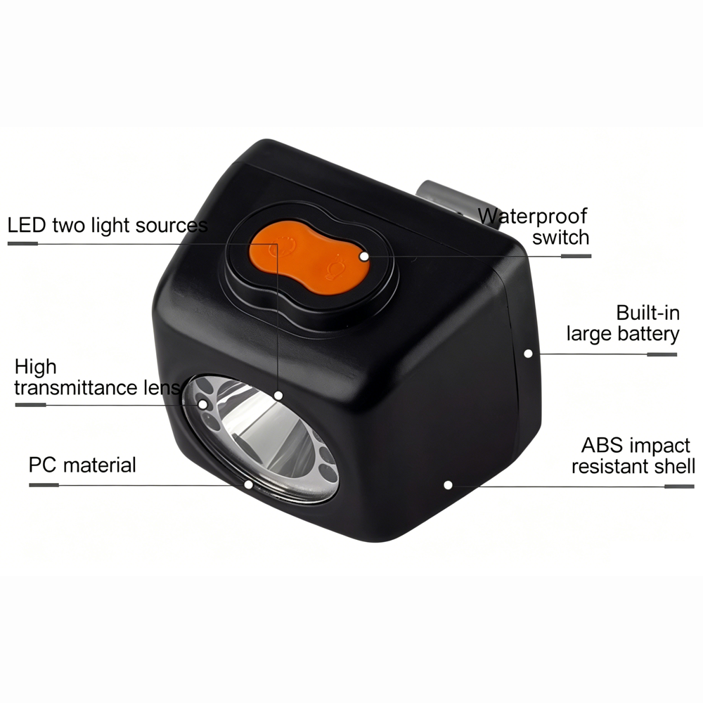 KL4.5 Mining Cap Lamp, Rechargeable LED Miner Headlamp, Explosion-proof, Long Working Time, Drop Resistant Mining Head Light